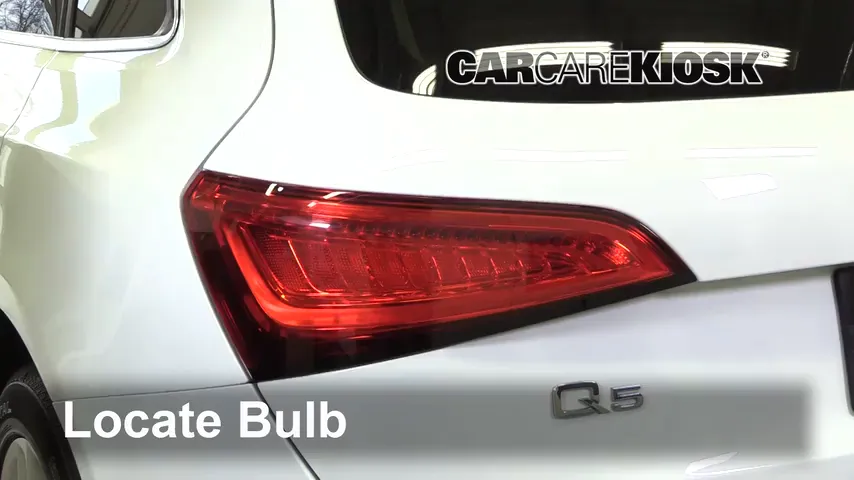 2017 Audi Q5 Premium Plus 3.0L V6 Supercharged Éclairage Feux de position arrière (remplacer ampoule)